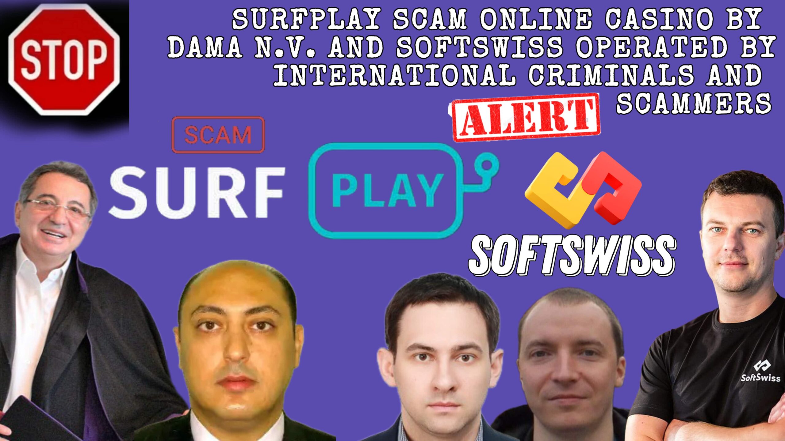 Surfplay - softswiss - Belarusian and Russian cyber fraud agents